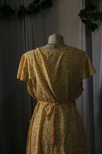 Urbanic Floral Yellow Dress