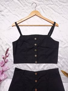 Black Cotton Co-ord set