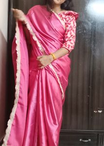 Like New Saree 3 In Pink ,Red ,Grey Colour