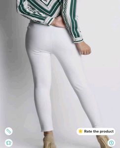 White Treggings (Trousers+ Leggings)