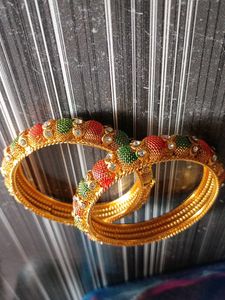 Colorful Beaded Bangle Set