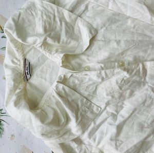 White Ruffle Blouse