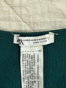 Zara Turquoise Long Sleeve Top