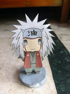 Anime Naruto Shippuden Jiraya Chibi Paper Figurine