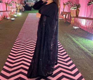 Elegant Designer Black Saree with Stiched velvet b