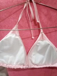 Pink Triangle Bikini Bra