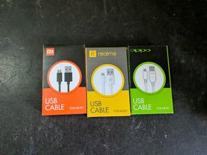 Mobile USB Cables combo pack of 3
