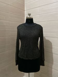 ONLY Sparkly Long Sleeve Top