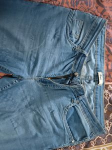 PEOPLE Light Blue Slim Fit Jeans