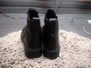 Black Chelsea Platform Boots