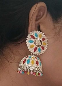 Colorful Jhumka / No Coins Please