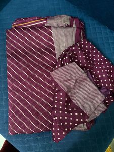 beautiful magenta saree with blouse