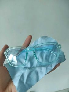 Transparent Blue Goggles.