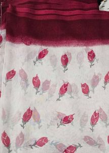 Floral Print Saree