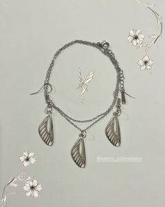 Pinteresty Fairy Wing Charm Bracelet