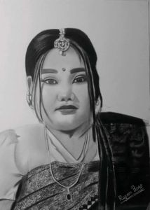 Pencil Portrait of a Woman