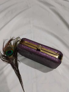 Sparkly Purple Clutch