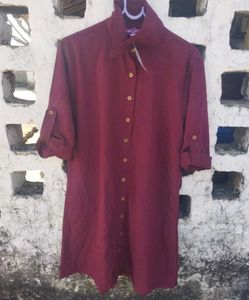 Button-Down Long Shirt