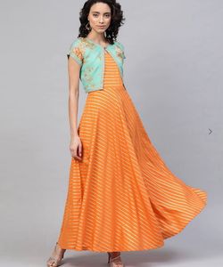 Ethnic fusion gown