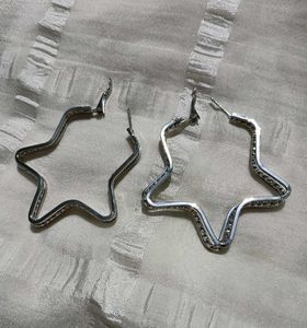 Starlit Gloom Hoop Earrings