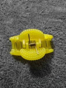 Bright Yellow Hair Claw Clip