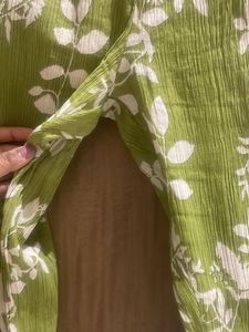 Green Floral Embroidered Cod Set