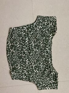 Ginger Floral Print Crop Top