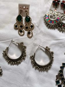 Oxidised Earrings Combo