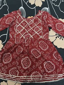 Kurti With Sharara Set For Girls