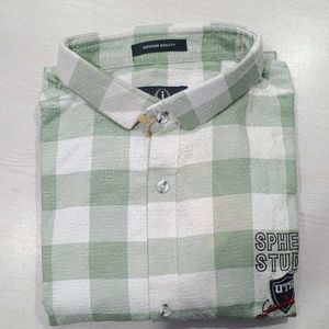 Green Checkered Shirt