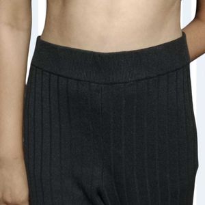 Ribbed Wide Leg Pants