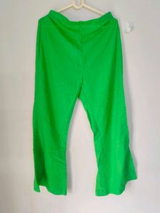 Green Flared Pants