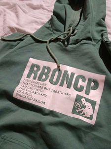 Green Short Sleeve Hoodie