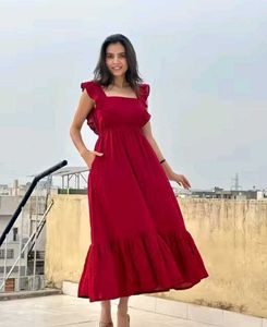 Trending Maroon dress for women&#39;s n