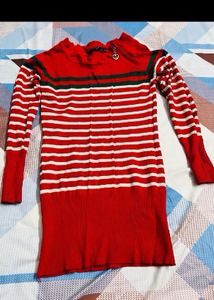 Woolen Mini Dress