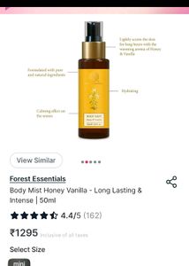 Forest Essential Honey &amp; Vanilla 50 ml