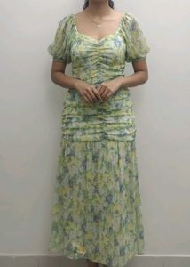 Floral Print Midi Dress