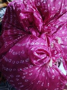Pink Bandhani Dupatta