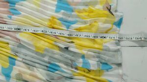 Floral Print Fabric Piece