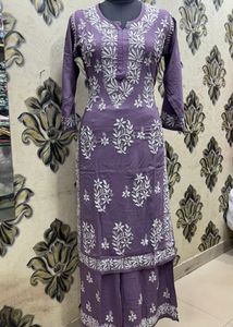 Chikakari kurti set