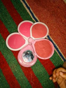 Miss Rose Professional Make-up 4 Colour Blushes