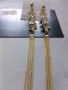 Elegant Gold Dangle Earrings