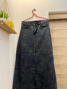 Denim Maxi Skirt