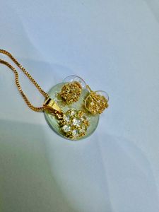 Jewellery Set Light Small American Diamond