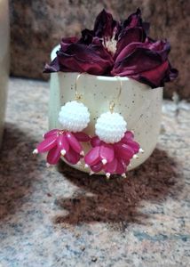 Floral Beaded Earrings