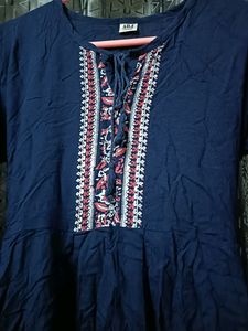 Beautiful Blue Flared Dress