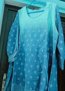 Blue Ombre Print Tunic