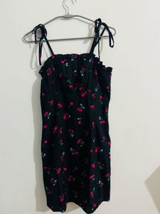 Cherry Print Mini Dress