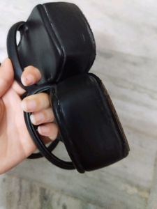 Black Square Toe Sandals