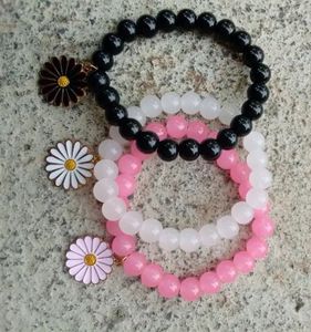Dainty Daisy Bracelet &amp; Necklace Combo